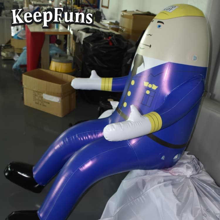 KeepFuns Reusable Waterproof PVC Mannequin - Branding & Event Display Solution with Custom Logo