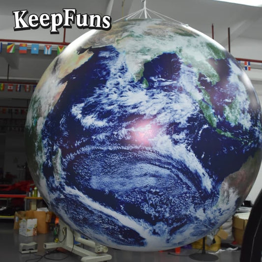 KeepFuns PVC Inflatable Balloons, customizable in size and Logo, made of waterproof and durable materials, suitable for mall decorations, party decorations, theme events, and advertising promotions.