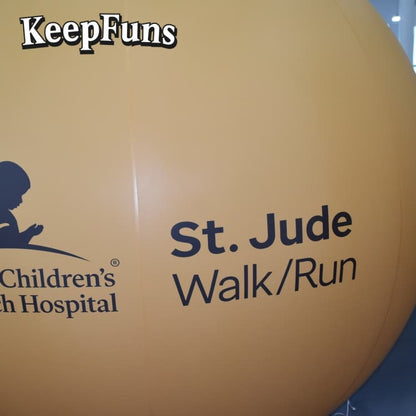 KeepFuns PVC inflatable balloons, with customizable size and Logo, made of waterproof and durable materials, suitable for mall decorations, party decorations, theme events, and advertising promotions.