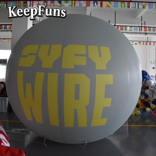 KeepFuns PVC inflatable balloons, customizable in size and Logo, with waterproof and durable materials, suitable for shopping mall decorations, party decorations, theme events, and advertising campaigns.