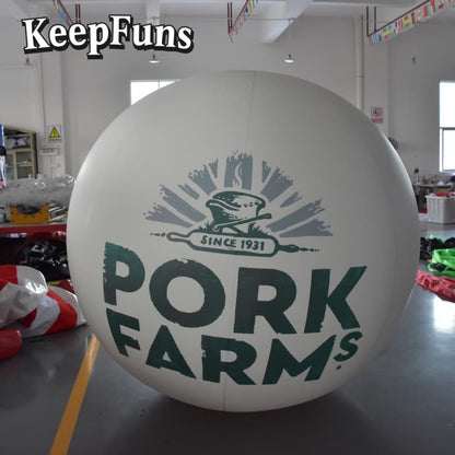 KeepFuns PVC Inflatable Balloons, customizable in size and Logo, made of waterproof and durable materials, suitable for mall decorations, party decorations, theme events, and advertising promotions
