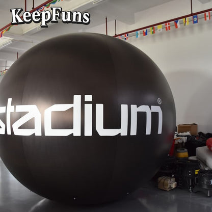 KeepFuns PVC inflatable balloons, customizable in size and Logo, with waterproof and durable materials, suitable for mall decorations, party decorations, theme events, and advertising promotions