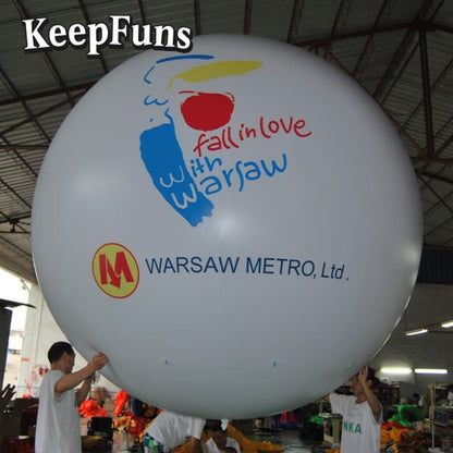 KeepFuns PVC Inflatable Balloons, customizable in size and Logo, made of waterproof and durable materials, suitable for mall decorations, party adornments, themed events, and advertising campaigns.