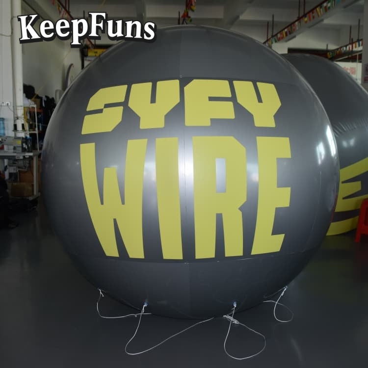 KeepFuns PVC Inflatable Balloons, customizable in size and Logo, made of waterproof and durable material, suitable for mall decorations, party decorations, theme events, and advertising promotions.