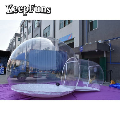 KeepFuns Inflatable Bubble House Tent with Tunnel