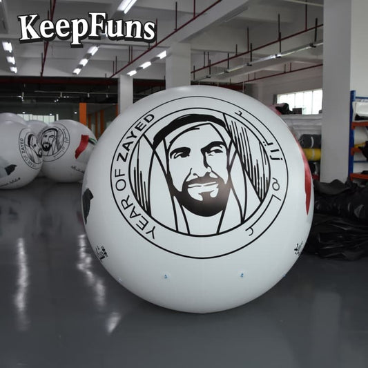 KeepFuns PVC Inflatable Balloons, customizable in size and Logo, made of waterproof and durable materials, suitable for shopping mall decorations, party decorations, theme events, and advertising promotions