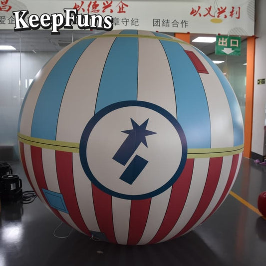 KeepFuns PVC inflatable balloons, with customizable size and Logo, are made of waterproof and durable materials, suitable for shopping mall decorations, party decorations, theme activities, and advertising.