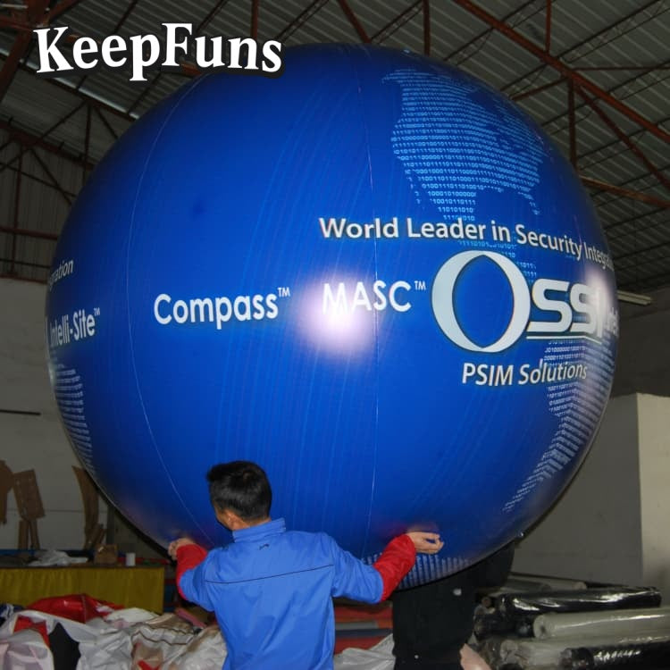 KeepFuns PVC Inflatable Balloons, customizable in size and Logo, made of waterproof and durable materials, suitable for mall decorations, party decorations, theme events, and advertising promotions