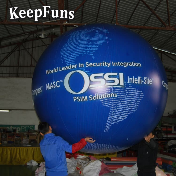 KeepFuns PVC Inflatable Balloons, customizable in size and Logo, made of waterproof and durable materials, suitable for mall decorations, party decorations, theme events, and advertising promotions