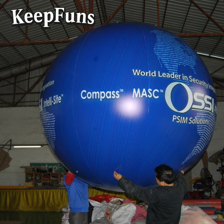 KeepFuns PVC Inflatable Balloons, customizable in size and Logo, made of waterproof and durable materials, suitable for mall decorations, party decorations, theme events, and advertising promotions