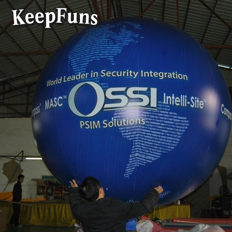KeepFuns PVC Inflatable Balloons, customizable in size and Logo, made of waterproof and durable materials, suitable for mall decorations, party decorations, theme events, and advertising promotions