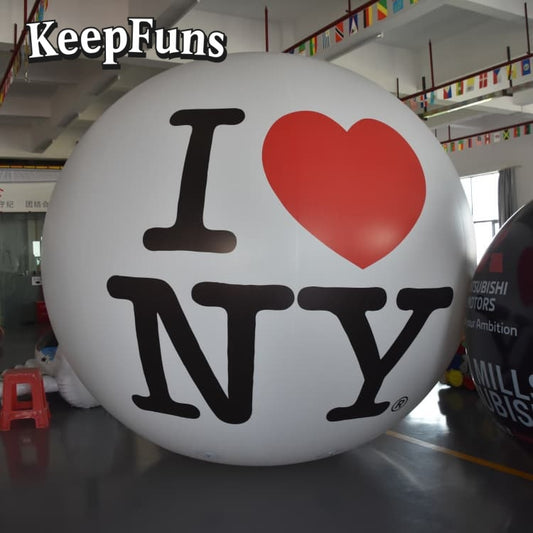 KeepFuns PVC inflatable balloons, customizable in size and Logo, made of waterproof and durable materials, suitable for shopping mall decorations, party decorations, theme events, and advertising promotions