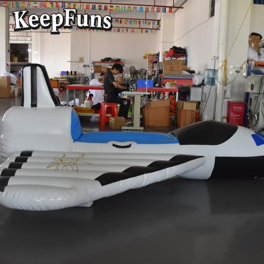 KeepFuns Inflatable Light Bulb Decoration - Waterproof & Reusable PVC, Custom Logo for Commercial Events & Marketing Campaigns