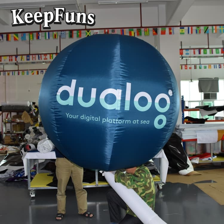 KeepFuns Inflatable Balloons, customizable in size and Logo, made of waterproof and durable materials, suitable for mall decorations, party decorations, theme events, and advertising promotions