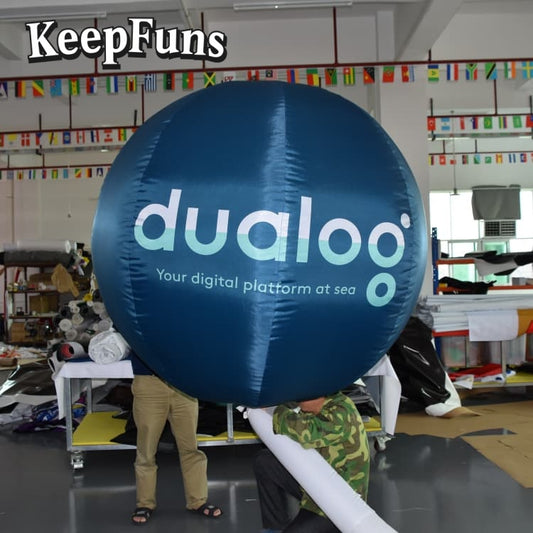KeepFuns Inflatable Balloons, customizable in size and Logo, made of waterproof and durable materials, suitable for mall decorations, party decorations, theme events, and advertising promotions