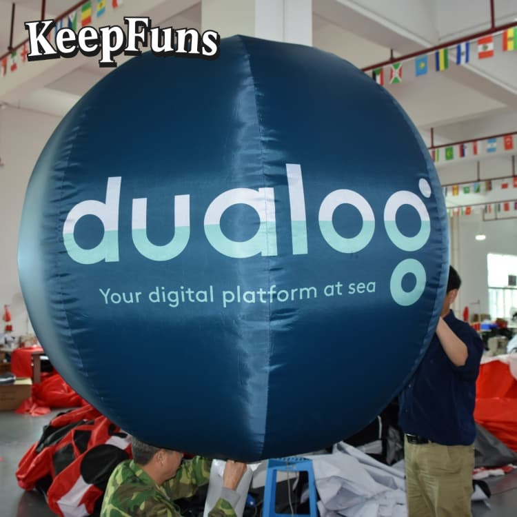 KeepFuns Inflatable Balloons, customizable in size and Logo, made of waterproof and durable materials, suitable for mall decorations, party decorations, theme events, and advertising promotions