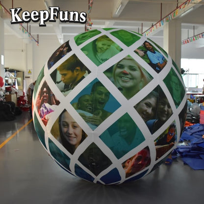 KeepFuns PVC Inflatable Balloons, customizable in size and Logo, made of waterproof and durable materials, suitable for mall decorations, party adornments, theme events, and advertising promotions