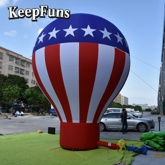 KeepFuns Inflatable Advertising Floor Balloons: Customizable (color, size, print), easy to inflate, durable, ideal for ads, supermarket promotions, outdoor events.