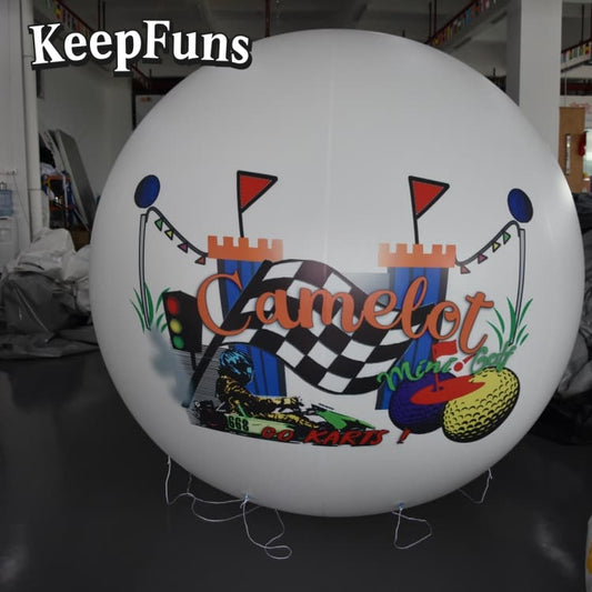 KeepFuns PVC Inflatable Balloons, customizable in size and Logo, made of waterproof and durable materials, suitable for mall decorations, party adornments, theme events, and advertising promotions