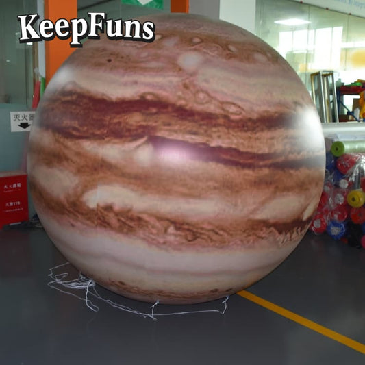 KeepFuns PVC Inflatable Planet Balloons, customizable in size and Logo, made of waterproof and durable materials, suitable for shopping mall decorations, party decorations, theme events, and advertising campaigns
