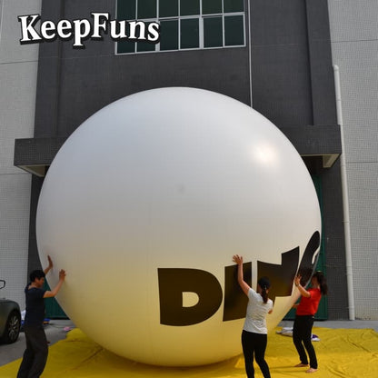 KeepFuns PVC Inflatable Balloons, customizable in size and Logo, made of waterproof and durable materials, suitable for mall decorations, party decorations, theme events, and advertising promotions