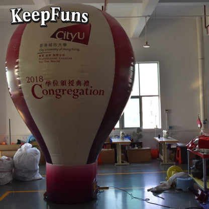 KeepFuns Customizable PVC Advertising Inflatable Balloon - Waterproof, Printable for Events & Promotions