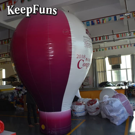 KeepFuns Customizable PVC Advertising Inflatable Balloon - Waterproof, Printable for Events & Promotions