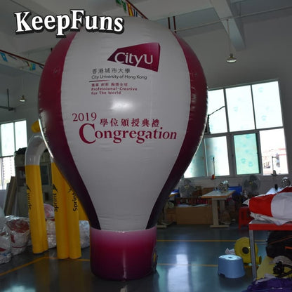 KeepFuns Customizable PVC Advertising Inflatable Balloon - Waterproof, Printable for Events & Promotions