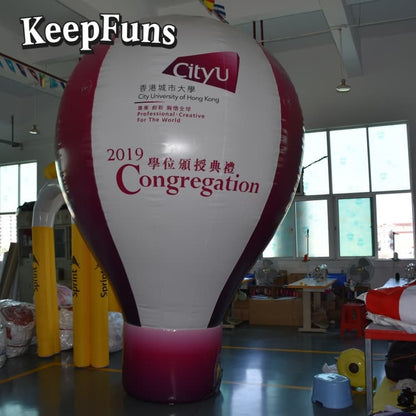 KeepFuns Customizable PVC Advertising Inflatable Balloon - Waterproof, Printable for Events & Promotions