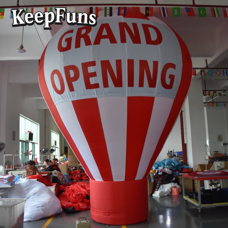 KeepFuns Heavy-Duty PVC Inflatable Promotion Ball - Customizable Size, Printable Design for Brand Marketing