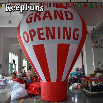 KeepFuns Heavy-Duty PVC Inflatable Promotion Ball - Customizable Size, Printable Design for Brand Marketing