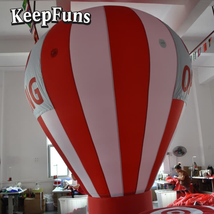 KeepFuns Heavy-Duty PVC Inflatable Promotion Ball - Customizable Size, Printable Design for Brand Marketing