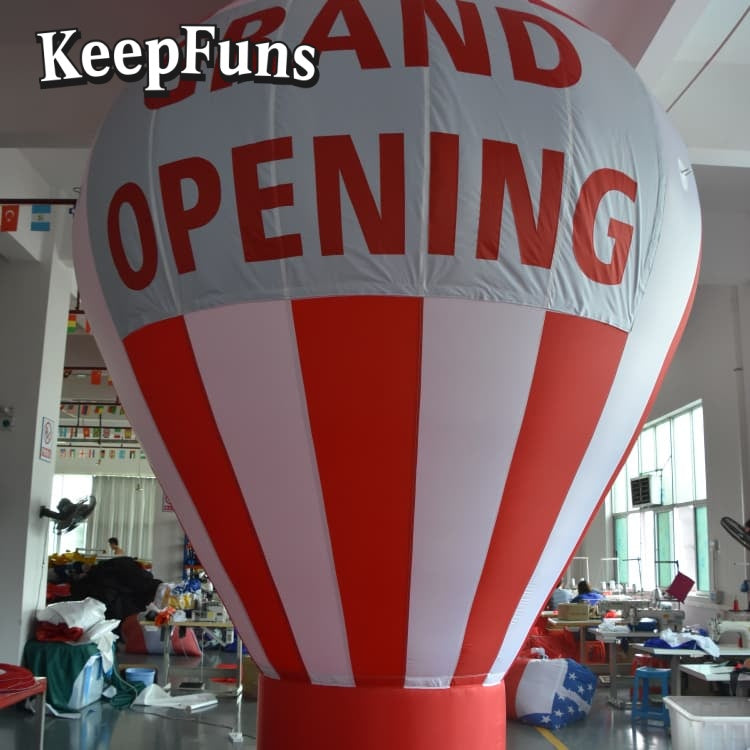KeepFuns Heavy-Duty PVC Inflatable Promotion Ball - Customizable Size, Printable Design for Brand Marketing