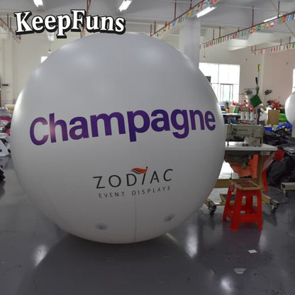 KeepFuns PVC Inflatable Balloons, customizable in size and Logo, made of waterproof and durable materials, suitable for mall decorations, party decorations, theme events, and advertising promotions