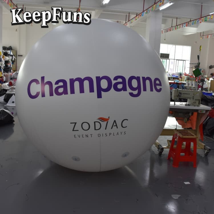 KeepFuns PVC Inflatable Balloons, customizable in size and Logo, made of waterproof and durable materials, suitable for mall decorations, party decorations, theme events, and advertising promotions