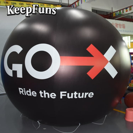 KeepFuns PVC inflatable balloons, with customizable size and Logo, made of waterproof and durable materials, suitable for mall decorations, party decorations, theme events, and advertising promotions.