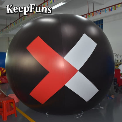 KeepFuns PVC inflatable balloons, with customizable size and Logo, made of waterproof and durable materials, suitable for mall decorations, party decorations, theme events, and advertising promotions.