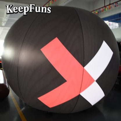 KeepFuns PVC inflatable balloons, with customizable size and Logo, made of waterproof and durable materials, suitable for mall decorations, party decorations, theme events, and advertising promotions.