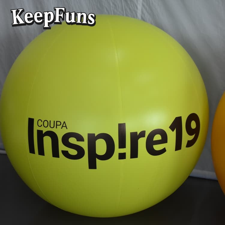 KeepFuns PVC inflatable balloons, with customizable size and Logo, made of waterproof and durable materials, suitable for mall decorations, party decorations, theme events, and advertising promotions.