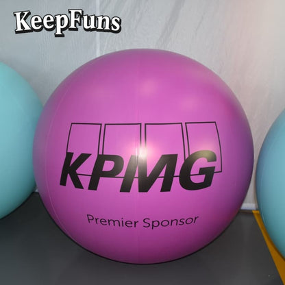 KeepFuns PVC inflatable balloons, with customizable size and Logo, made of waterproof and durable materials, suitable for mall decorations, party decorations, theme events, and advertising promotions.