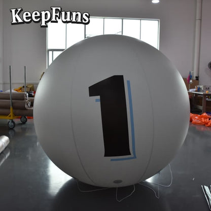 KeepFuns PVC Inflatable Balloons, customizable in size and Logo, made of waterproof and durable materials, suitable for mall decorations, party decorations, theme events, and advertising promotions