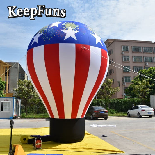KeepFuns Inflatable Advertising Floor Balloons: Customizable (color, size, print), easy to inflate, durable, ideal for ads, supermarket promotions, outdoor events.