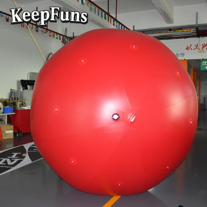 KeepFuns Durable PVC Inflatable Tomato Toy - Custom Logo Available for Commercial Promotion, Shopping Mall Activities