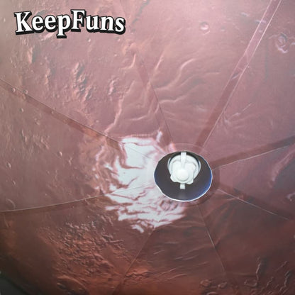KeepFuns PVC Inflatable Planet Balloons, customizable in size and Logo, with waterproof and durable materials, suitable for mall decorations, party decorations, theme events, and advertising promotions