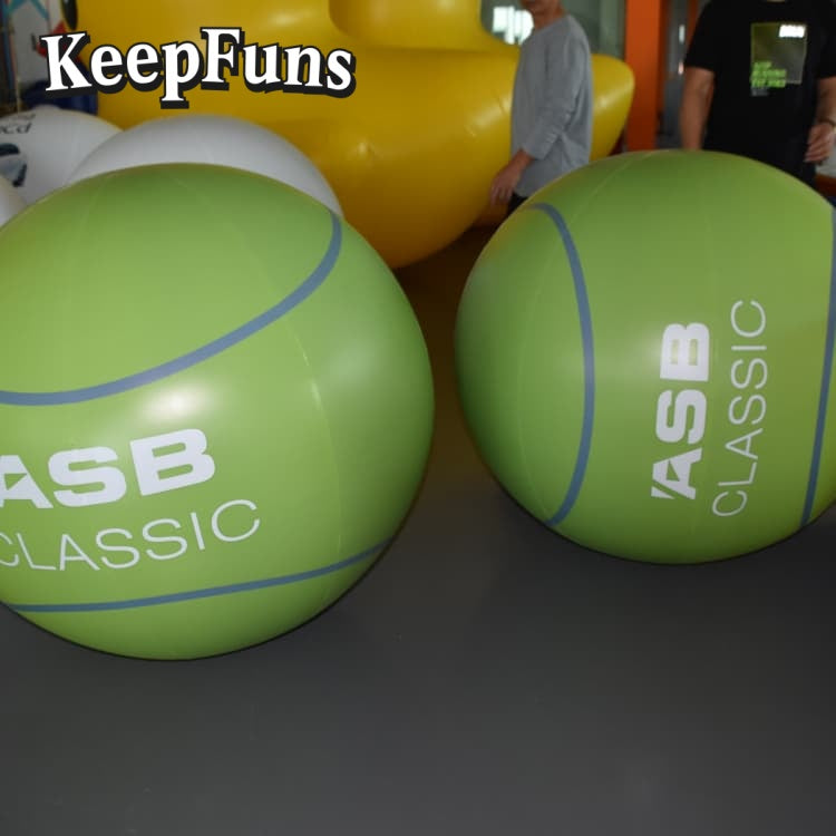 KeepFuns PVC inflatable balloons, customizable in size and Logo, with waterproof and durable materials, suitable for mall decorations, party decorations, theme events, and advertising promotions.