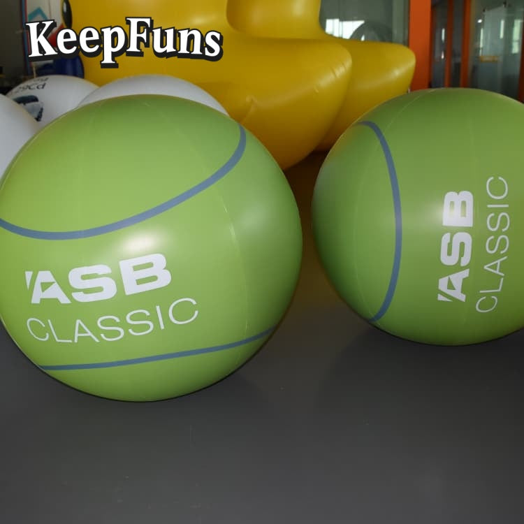 KeepFuns PVC inflatable balloons, customizable in size and Logo, with waterproof and durable materials, suitable for mall decorations, party decorations, theme events, and advertising promotions.