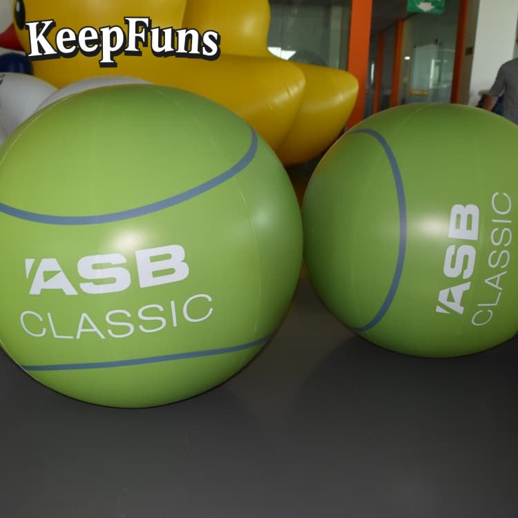 KeepFuns PVC inflatable balloons, customizable in size and Logo, with waterproof and durable materials, suitable for mall decorations, party decorations, theme events, and advertising promotions.