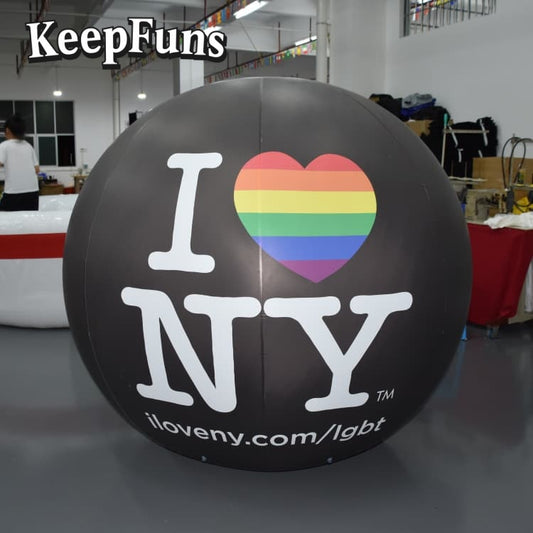 KeepFuns PVC inflatable balloons, customizable in size and Logo, with waterproof and durable materials, suitable for shopping mall decorations, party decorations, theme events, and advertising promotions