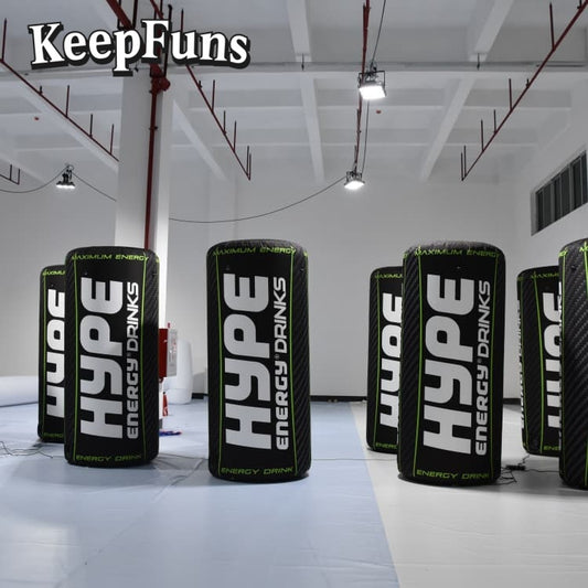 KeepFuns inflatable light tubes feature rapid inflation. They can be customized in size, color, and printed content, and are lightweight. They are suitable for store or product promotion, event promotion, etc.