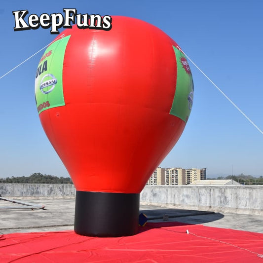 KeepFuns Customizable PVC Advertising Ground Inflatable Balloon - Waterproof, Printable for Events & Promotions